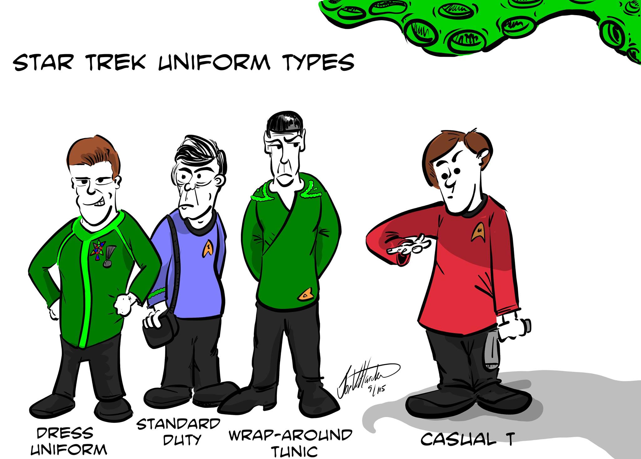 Star Trek Uniform Types